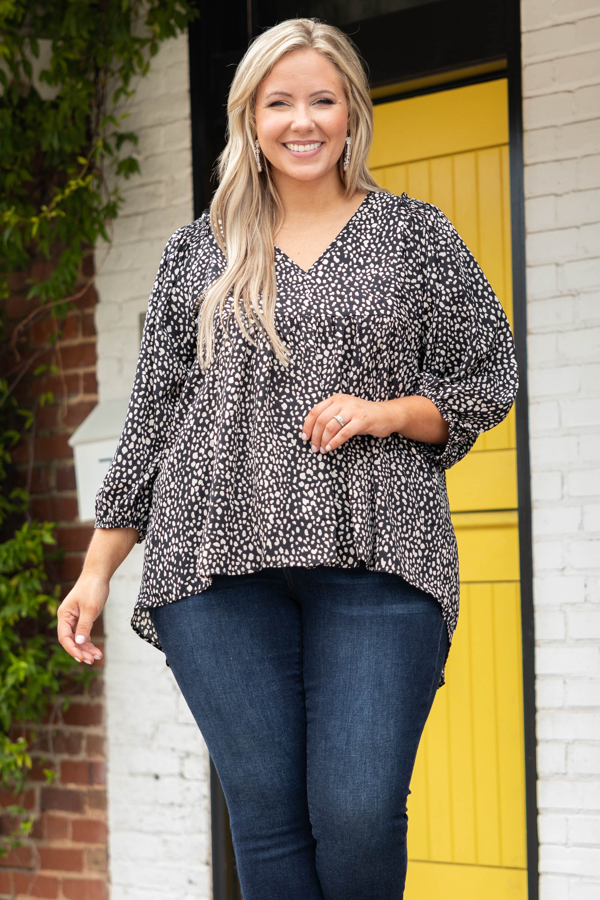 Lose Your Breath Top. Black