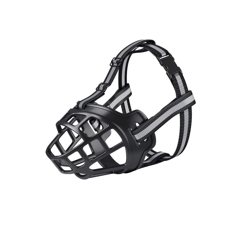 Adjustable Third Generation Reflective Dog Muzzle Anti-bite Anti-bark Anti-eat Large Medium Small Dog Mouth Cover Pet Supplies