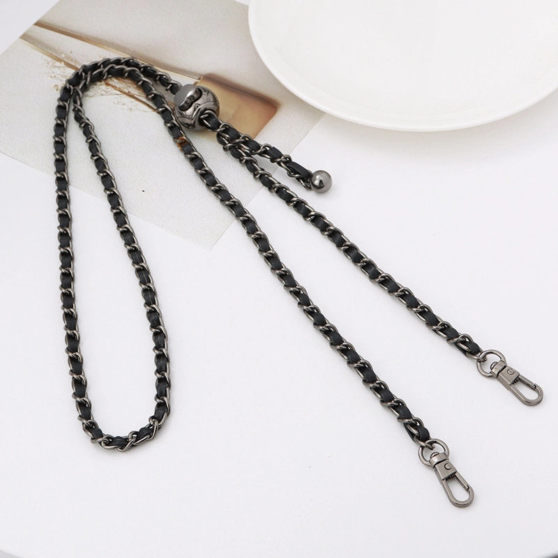 Alloy Solid Color Bag Chain Bag Straps