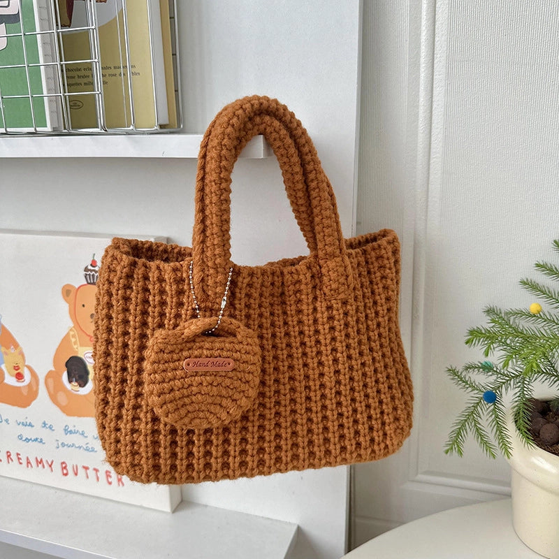 Women's Medium Polyester Solid Color Elegant Streetwear Square Magnetic Buckle Handbag