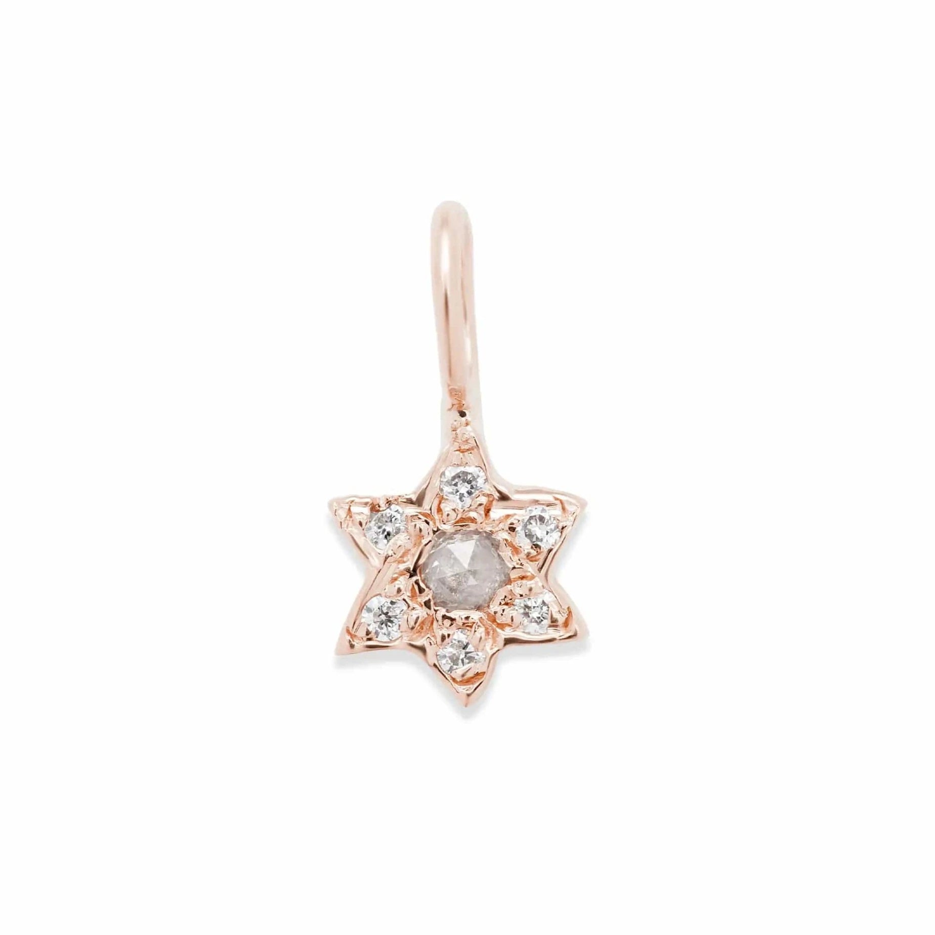 Custom Star of David Necklace - (Yellow. Rose or White Gold)