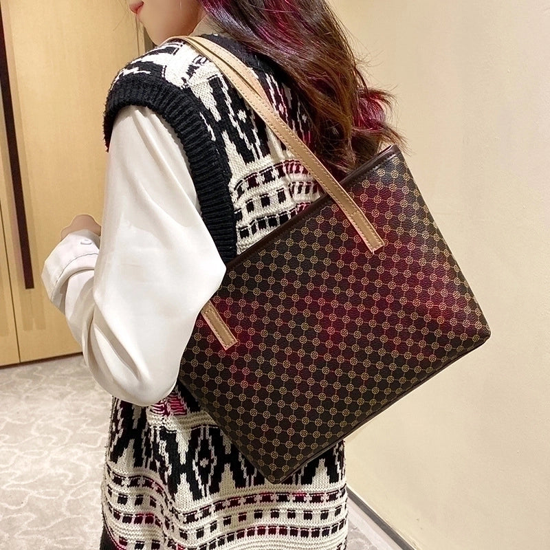 Women's Large All Seasons Pu Leather Streetwear Underarm Bag