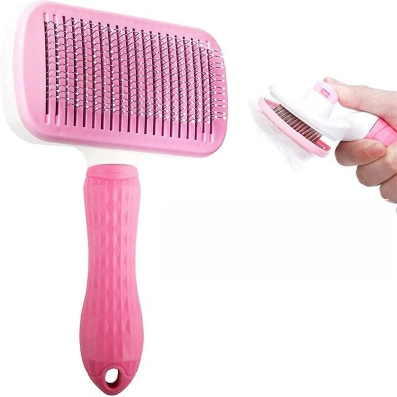 Stainless Steel Pet Dogs & Cats Hair Grooming Brush