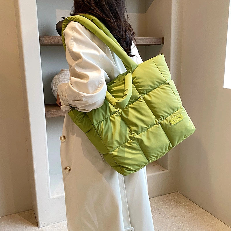 Women's All Seasons Oxford Cloth Solid Color Elegant Vacation Streetwear Sewing Thread Square Zipper Shoulder Bag