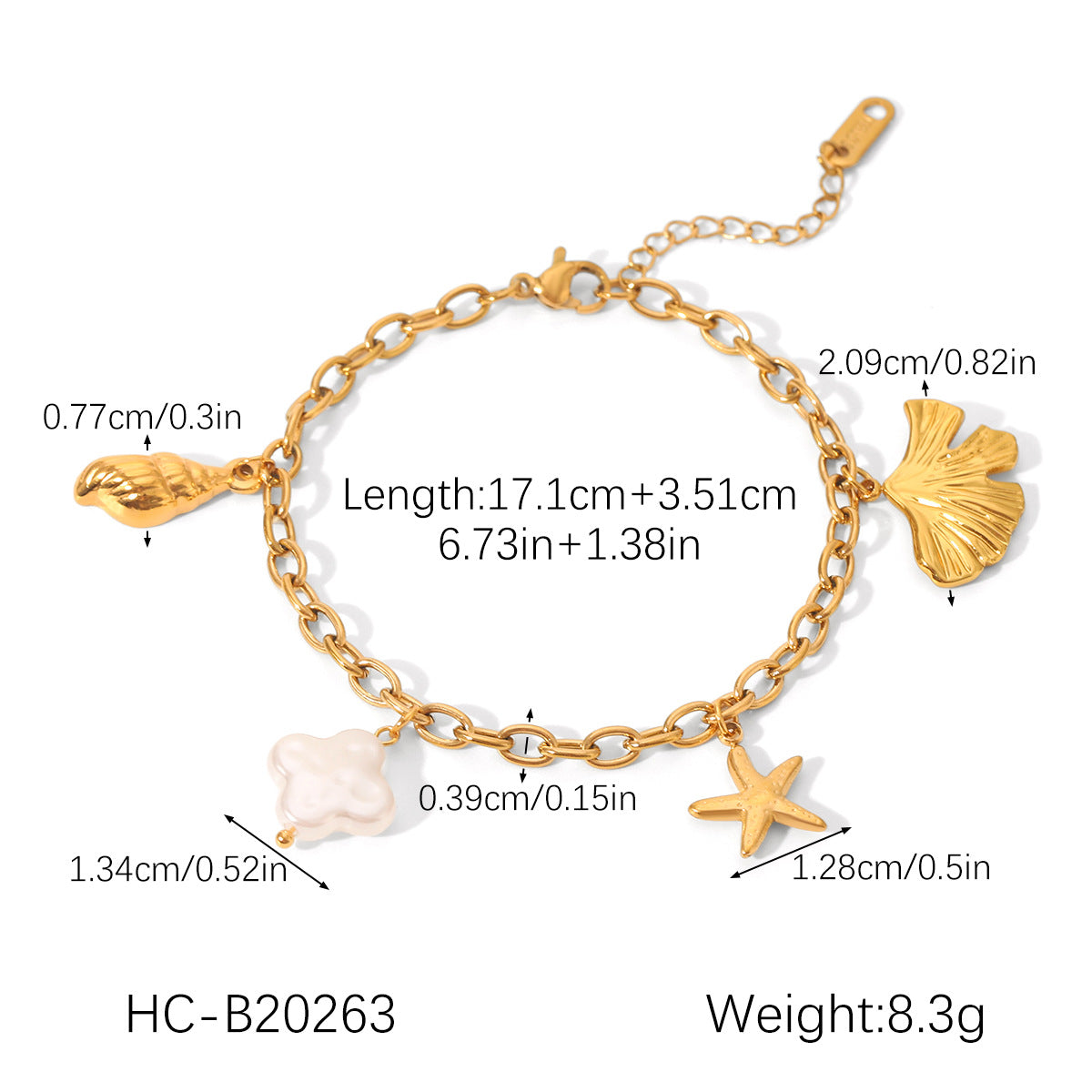 Diy Accessories Stainless Steel Bracelet Flower Star Moon Titanium Steel Jewelry