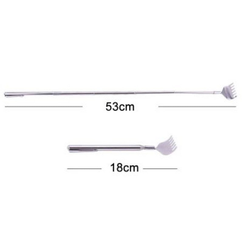 Extendable Back Scratcher Stainless Steel Telescopic Anti Itch Claw Massager Extender