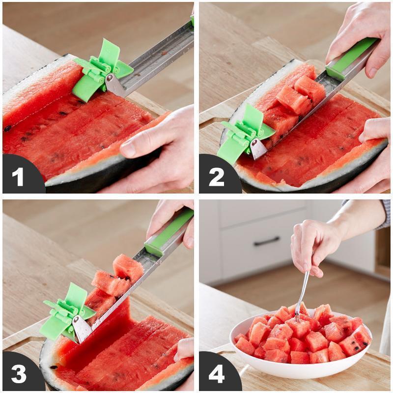 Windmill Watermelon Cube Cutter