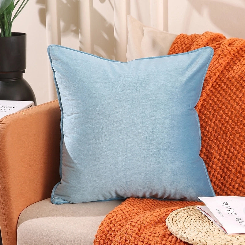 Solid Color Plush Pillow Cases