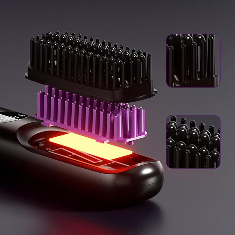 💕Last Day Special Price £14.99!!💕Cordless hair straightener with LED display💇‍♀️2
