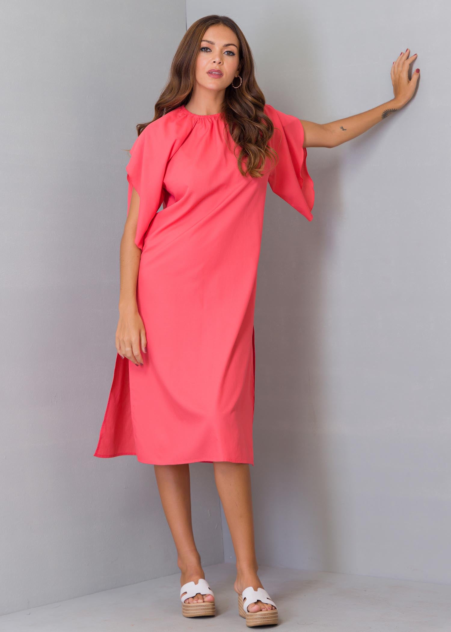 Tulip Sleeve Dress