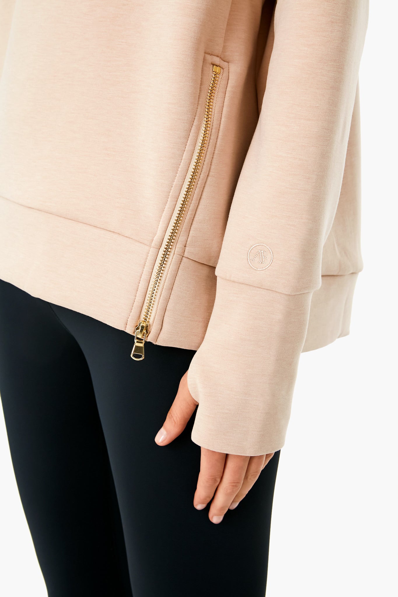 Heather Camel Everyday Pullover
