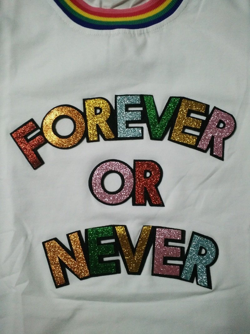 Forever or Never Holographic Tee