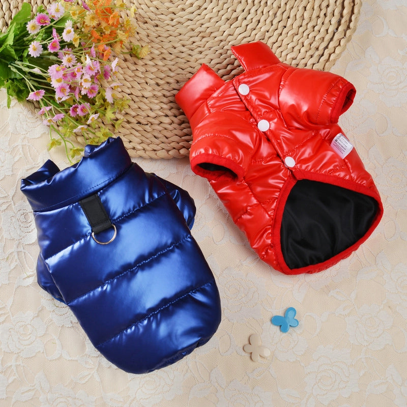 Disposable Cotton-padded Clothes Cat Autumn And Winter Dog Clothes Winter Clothes Small Dog Pet Cotton-padded Jacket New Cotton-padded Clothes Winter Warm