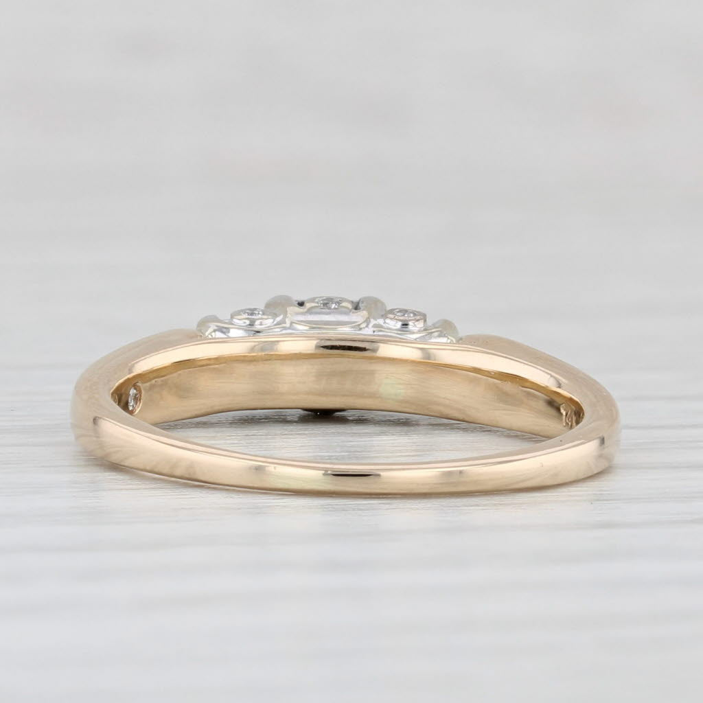 0.61ctw Princess Diamond Engagement Ring 14k Yellow Gold Size 7