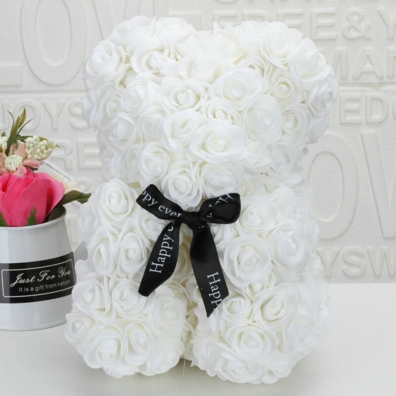 Perfect Gift: Galaxy Rose + Rose Bear