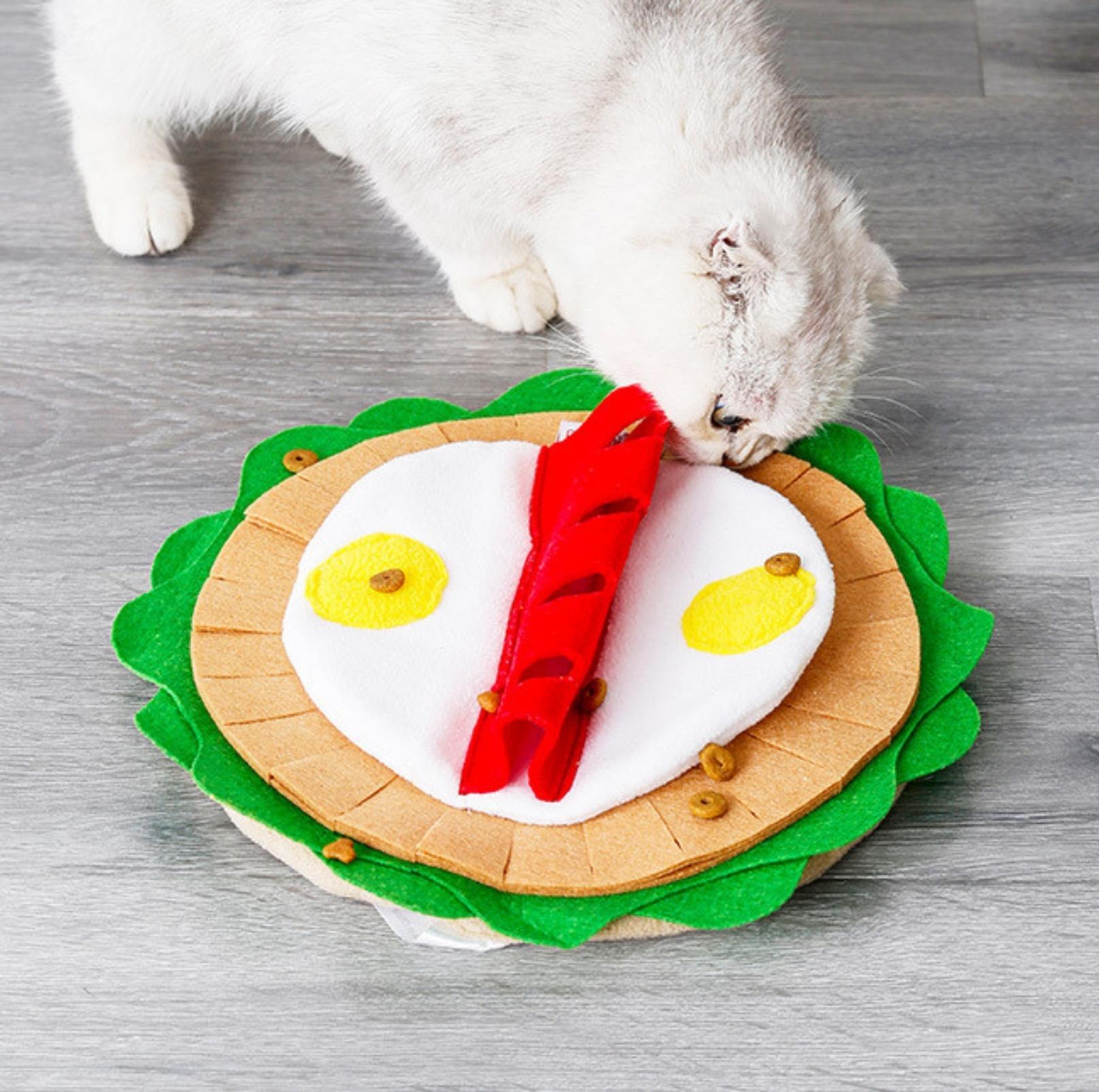 Burrito Style Pet Snuffle Mat Dog Puzzle Training Toy