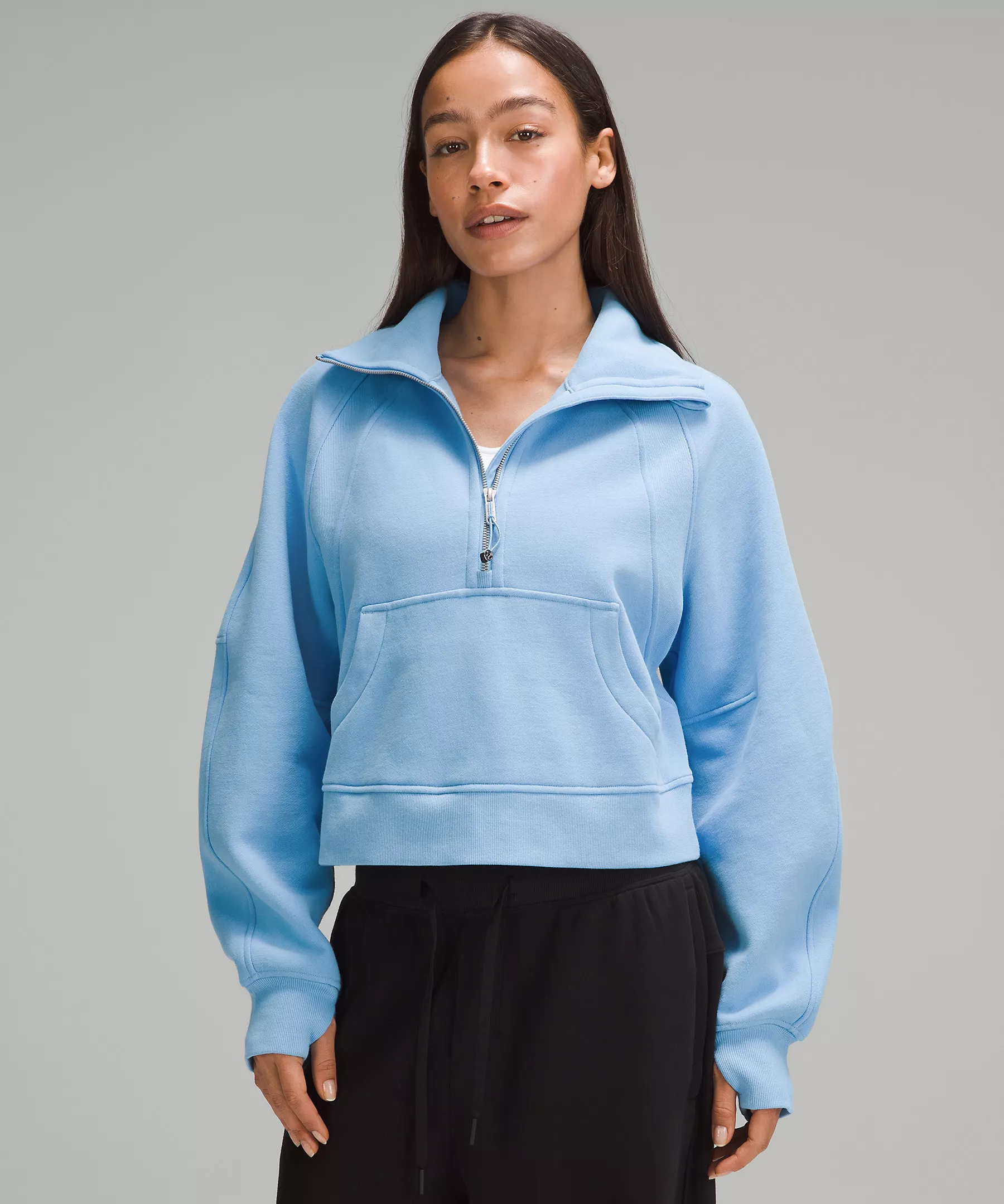lululemon Scuba Oversized Funnel-Neck Half Zip