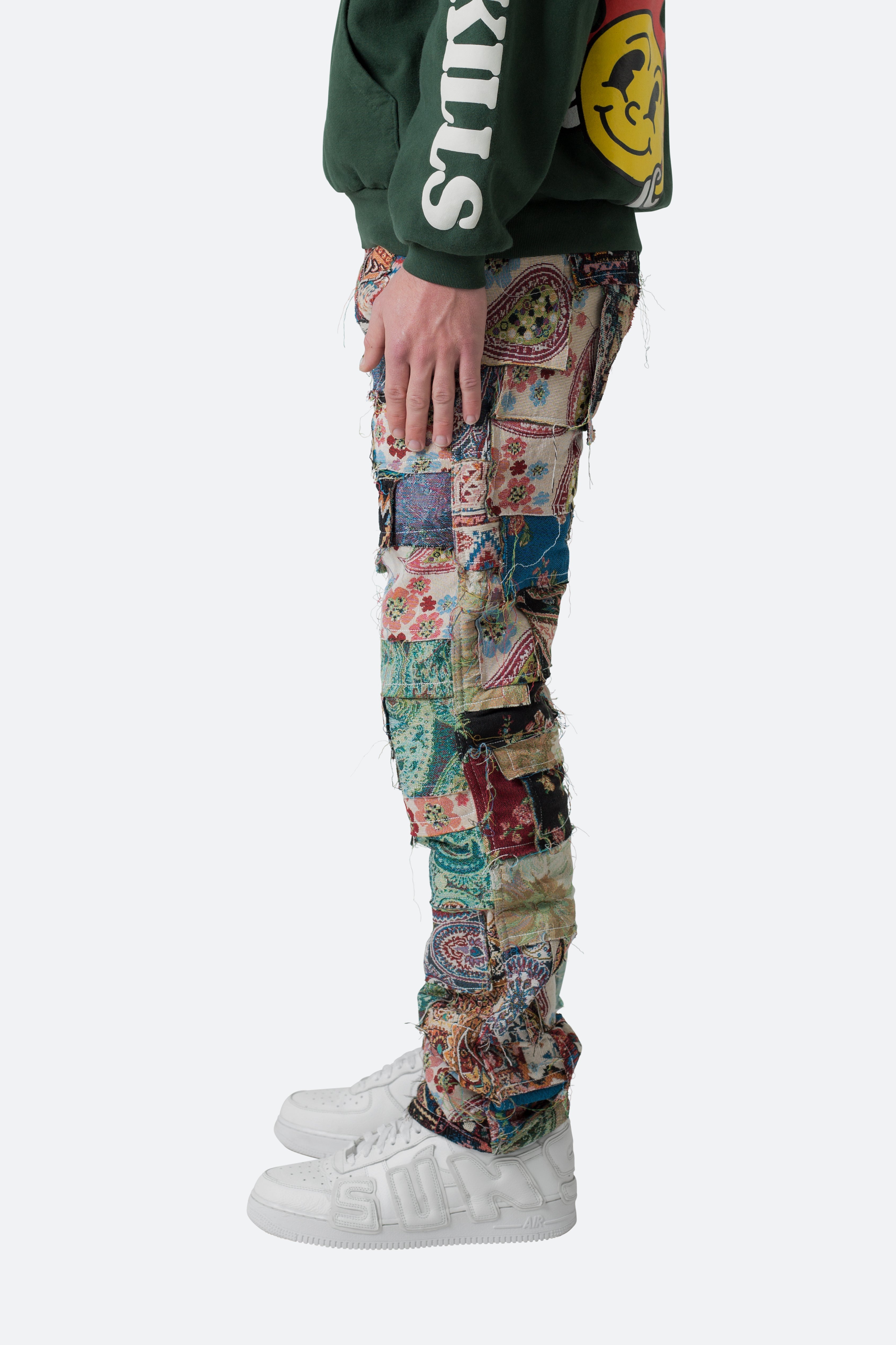 Paneled Blanket Pants - Multi