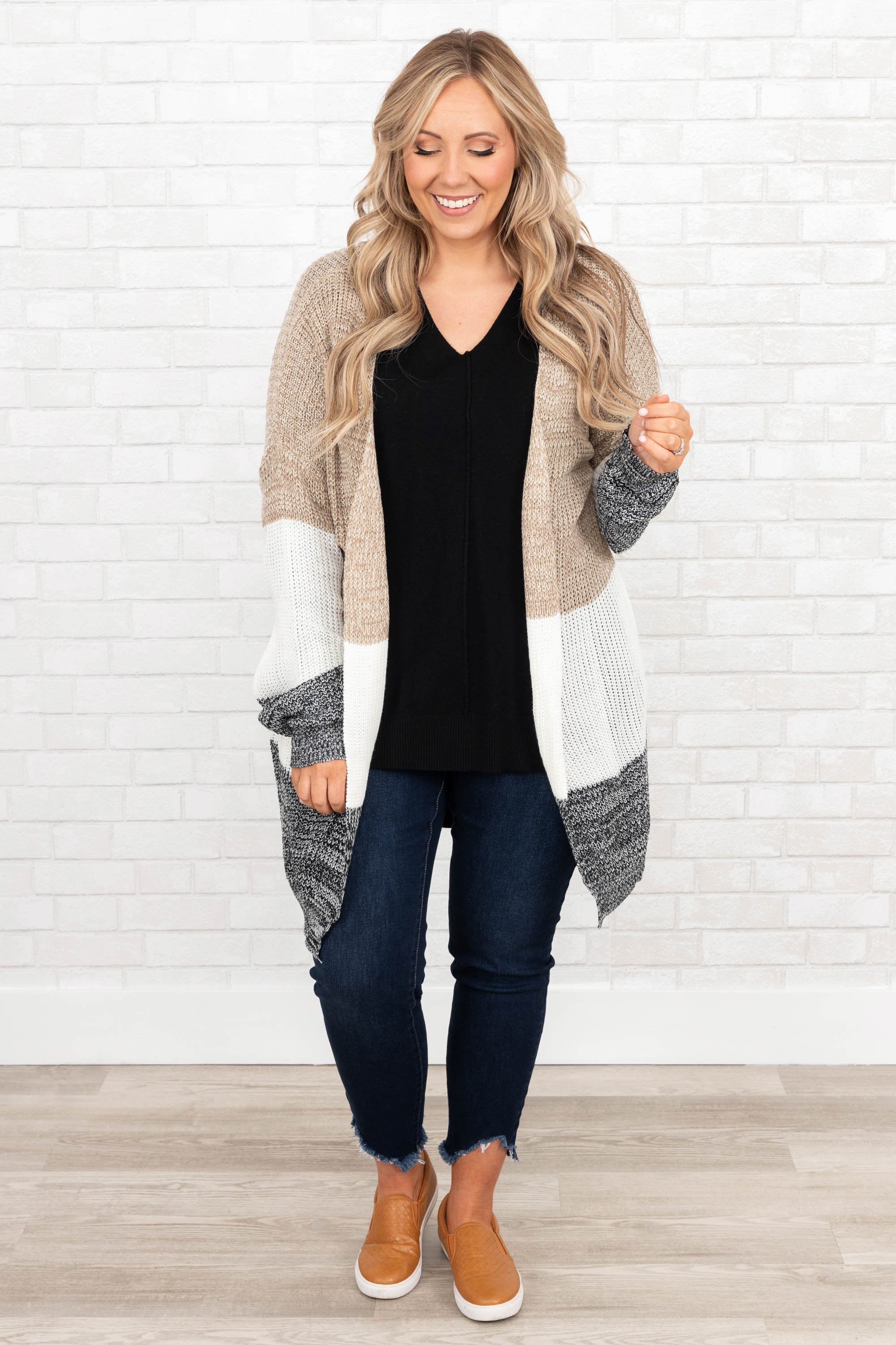 Above Standards Cardigan. Gray