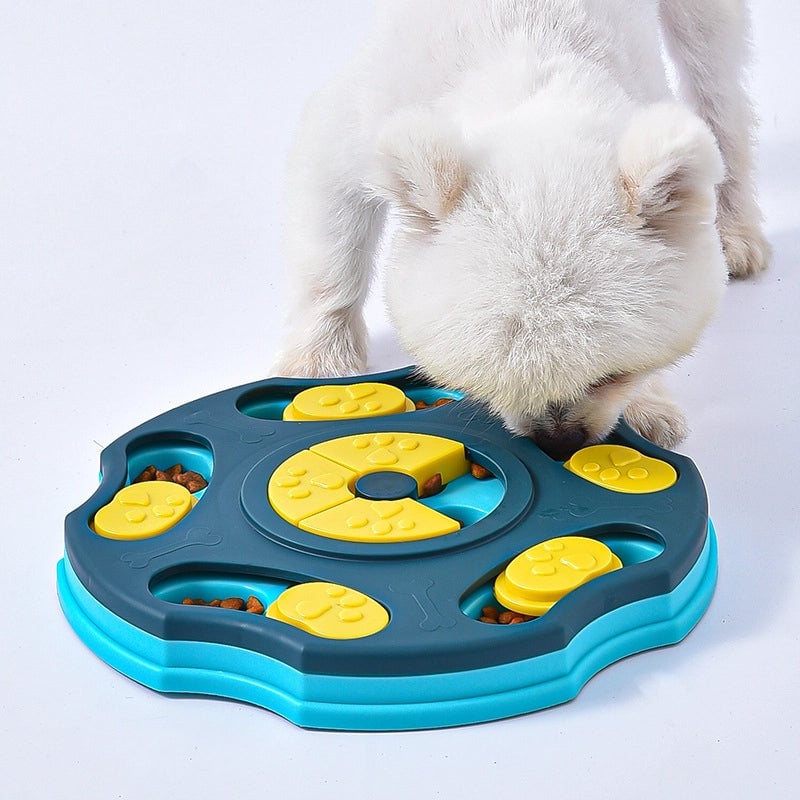Strict Selection Of Pet Slow Food Dog Bowl Toys Pet Dog Bowl Sliding Food Search Multi-functional Food Box