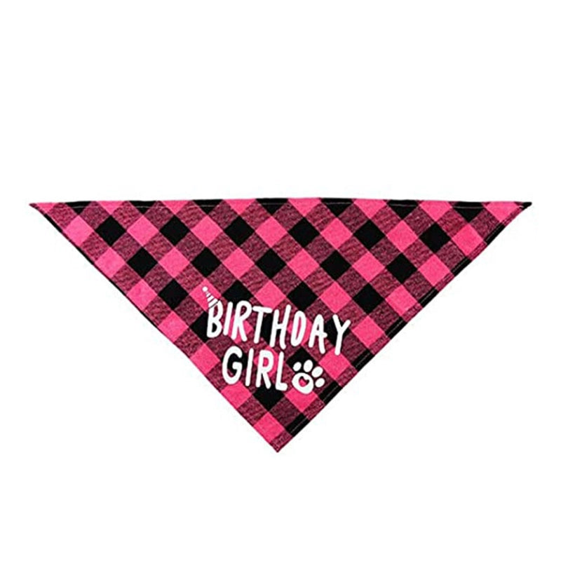 Cartoon Cloth Letter Lattice Pet Accessories