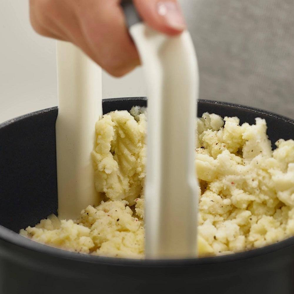 Easy-Mash Potato Masher - White