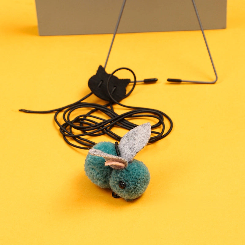 Cat Toy Hanging Door Pet Cat Felt Toy Retractable Catnip Hanging Cat Toy