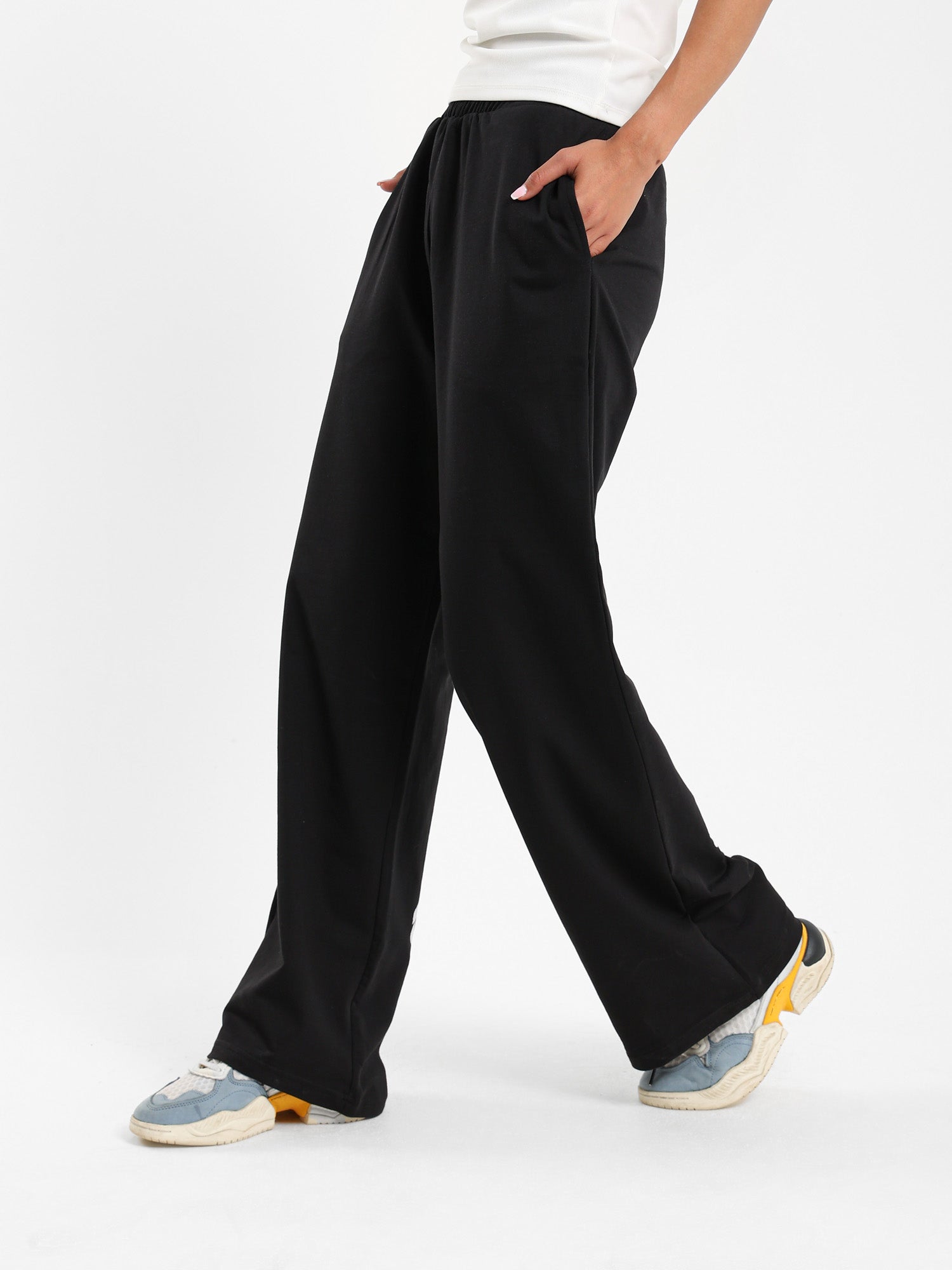 Back Printed Bow Sweatpants