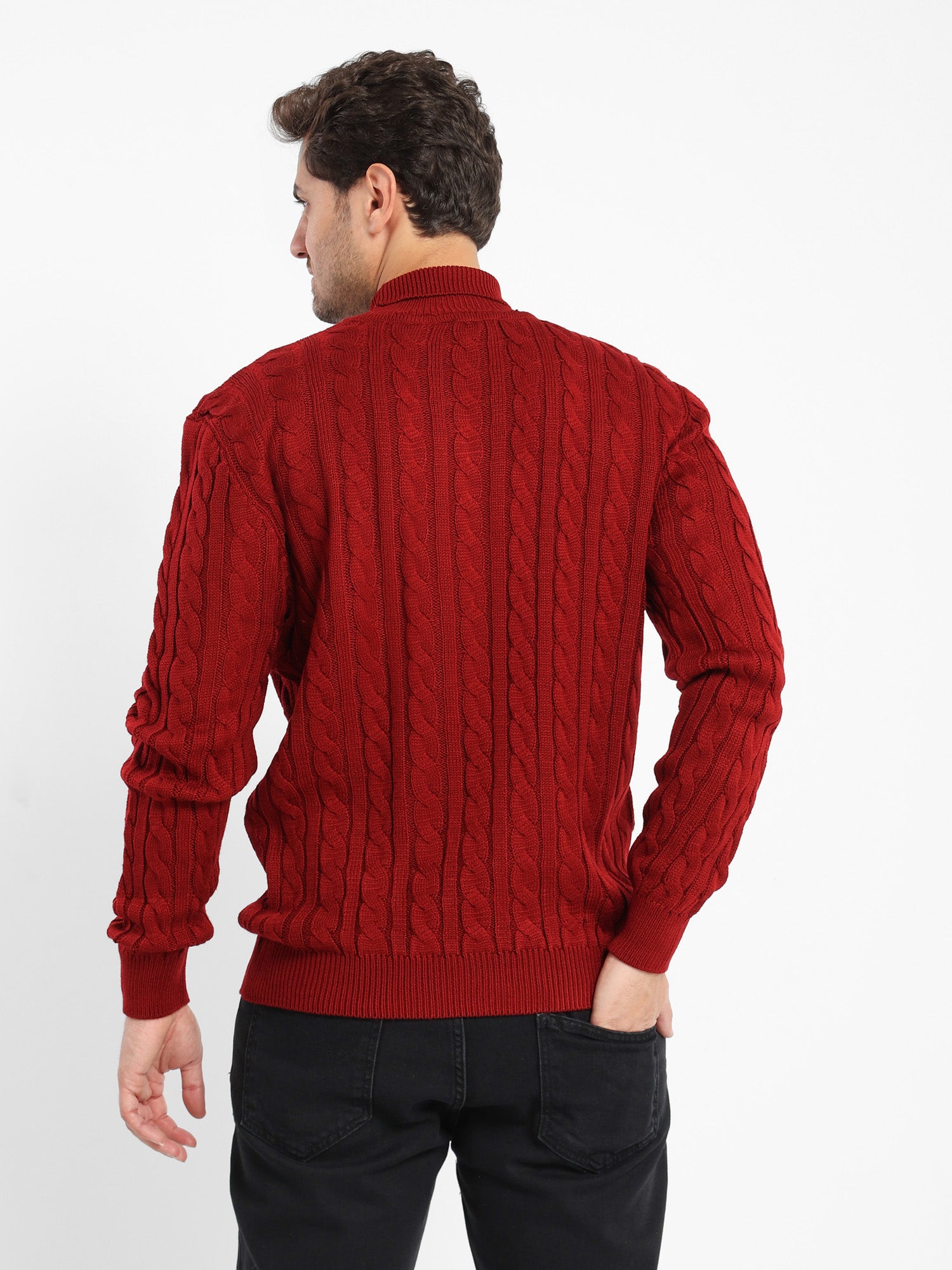 Textured Casual Pullover