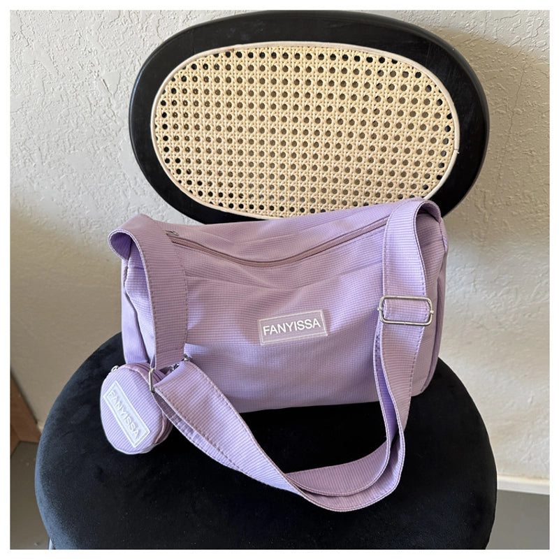 Women's Bag  New Autumn And Winter Trendy  Large Capacity Crossbody Bag Casual All-Matching Fashion Lightweight Oxford Bag