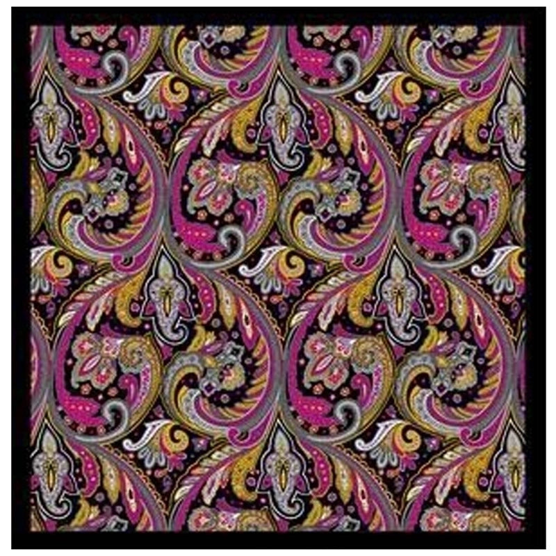 Fashion Silk Scarf Bohemian Flower Lady Simulation Silk Large Square Scarf