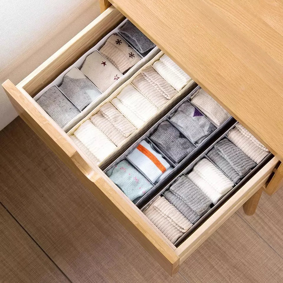 5X GRIDS SOCKS STORAGE ORGANIZER