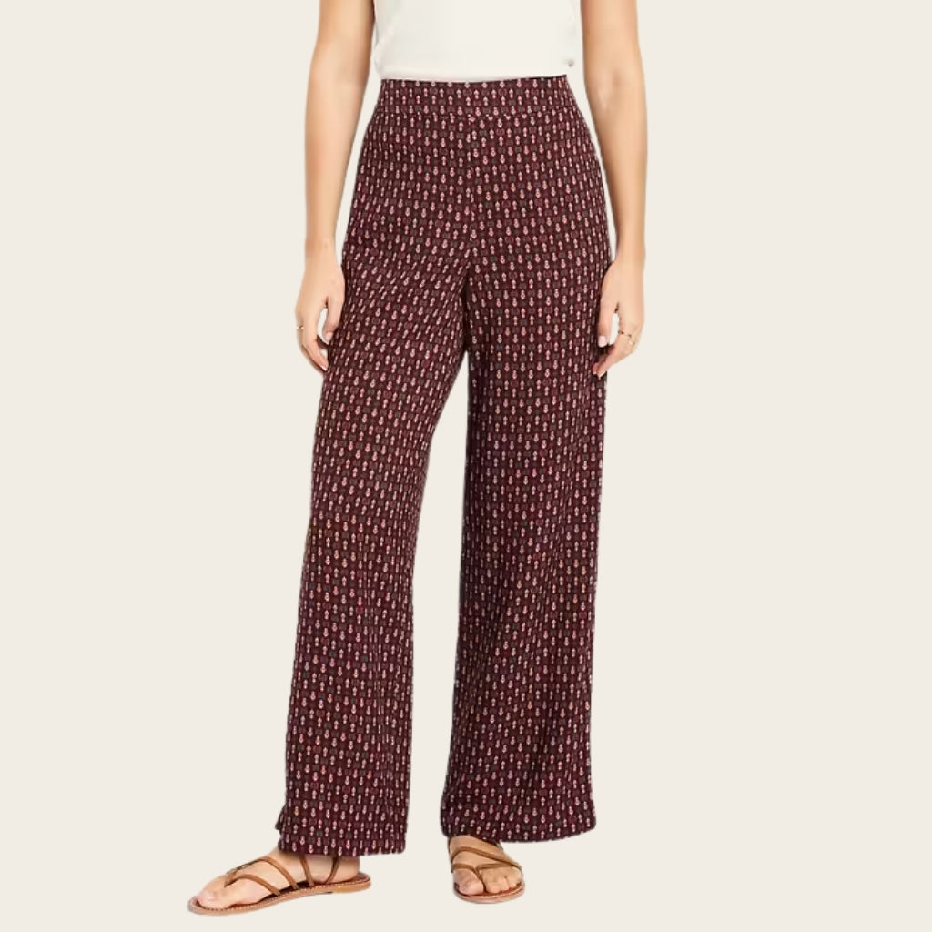 High Rise Playa Wide Pants