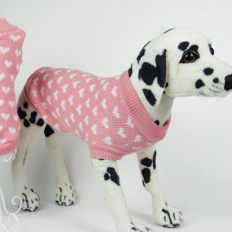 Casual Acrylic Heart Shape Pet Clothing