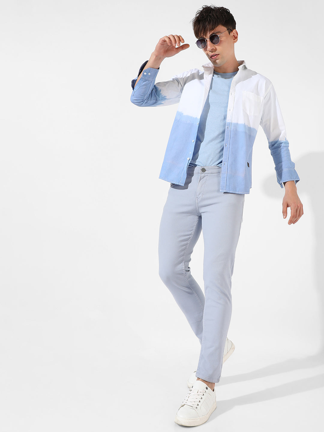 Contrast Ombre Shirt