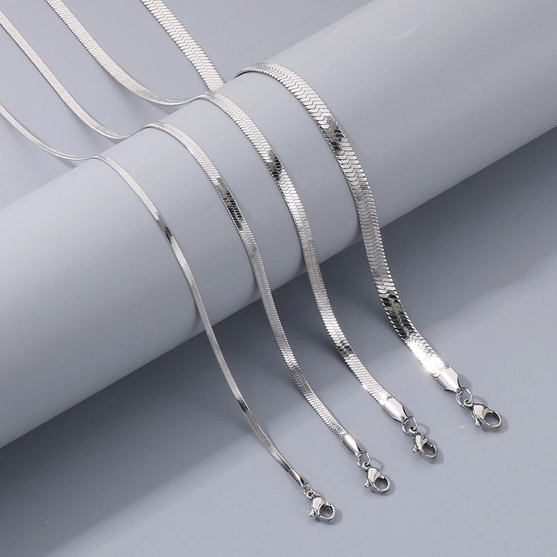 Minimalist Geometric 304 Stainless Steel 18K Gold Plated Necklace