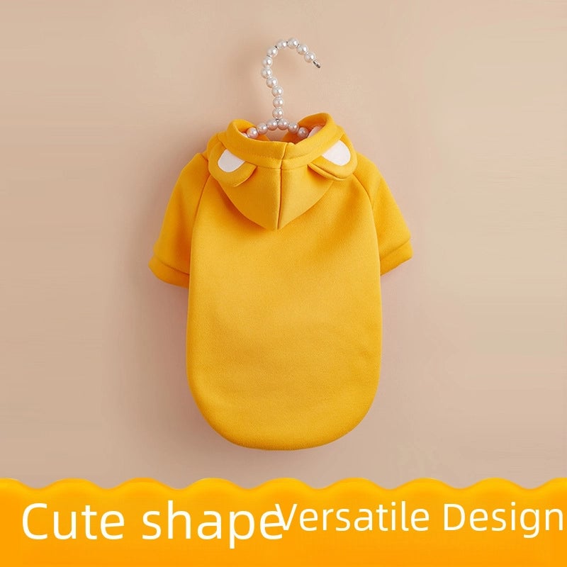 Thickened Autumn/winter Pet Dog Clothes Sweatshirt Transformation Small Pet Clothes Style Imitation Shedding