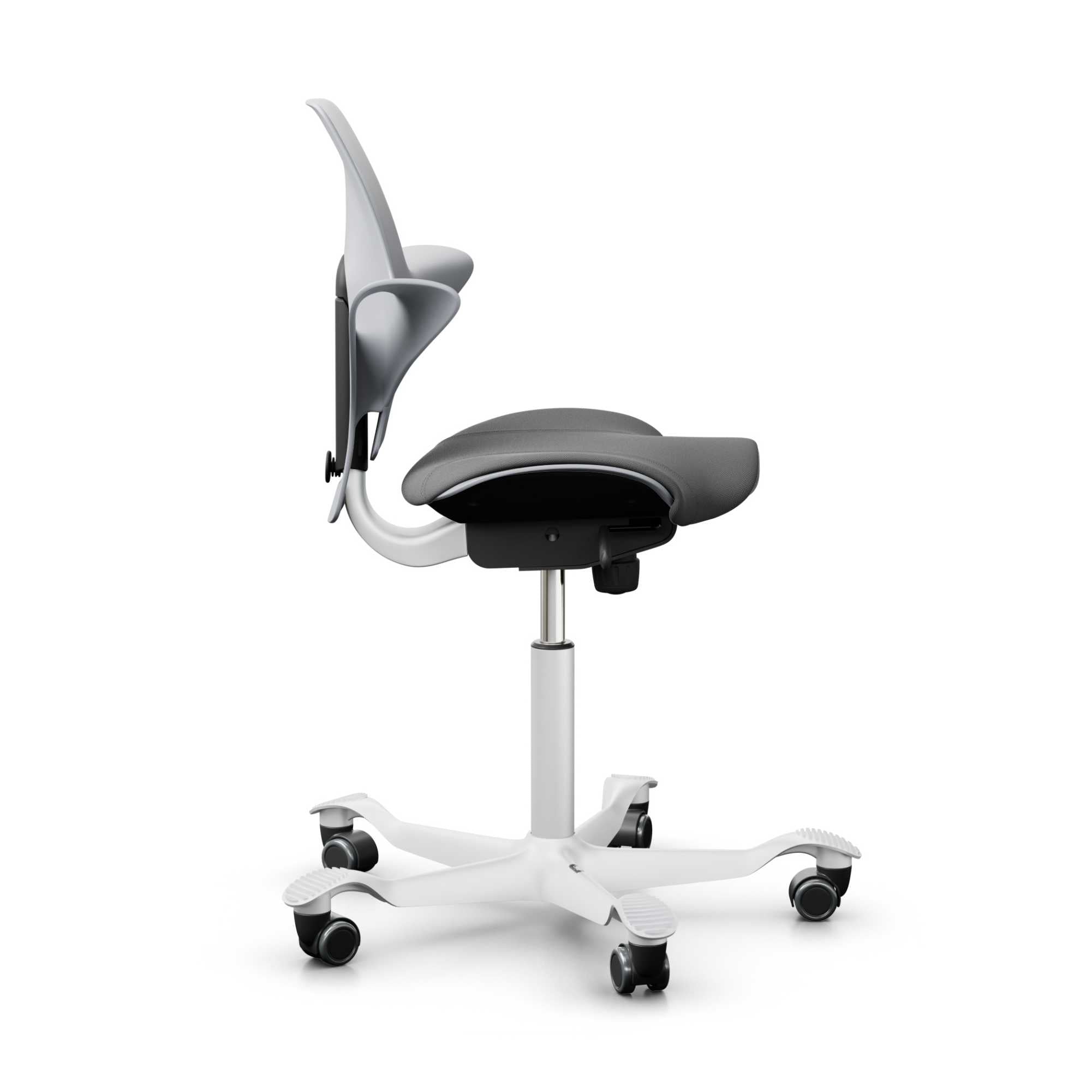 HAG Capisco Puls 8020 ergonomic chair. Camira NEX001