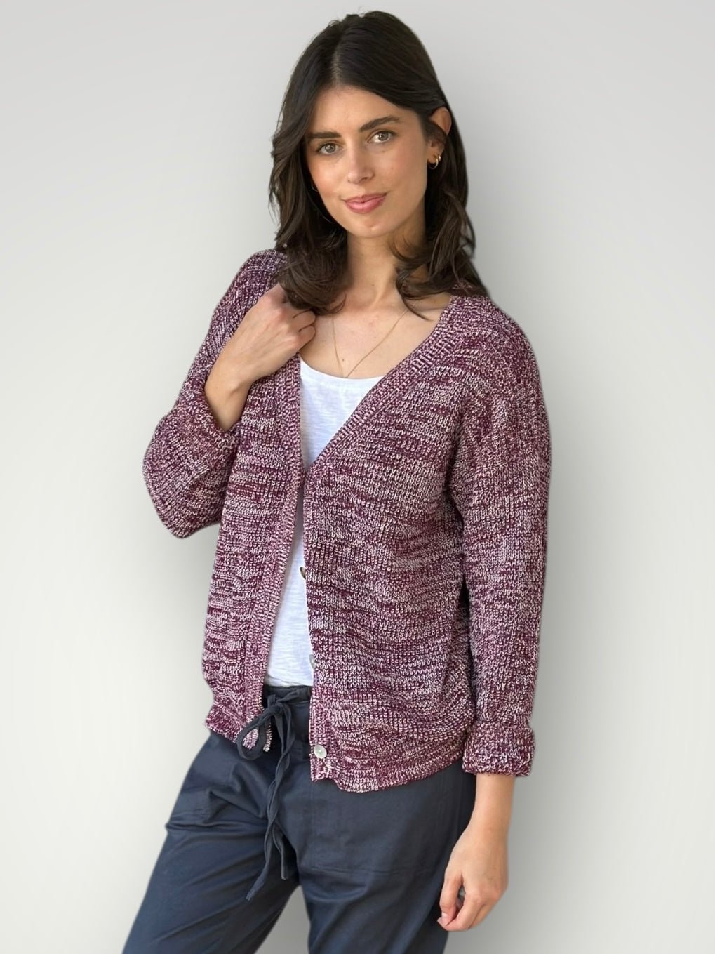 lucas cardi - wine/white blend cotton