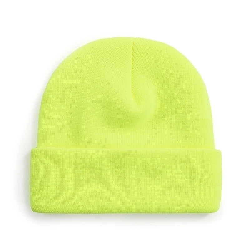 Unisex Minimalist Solid Color Eaveless Wool Cap