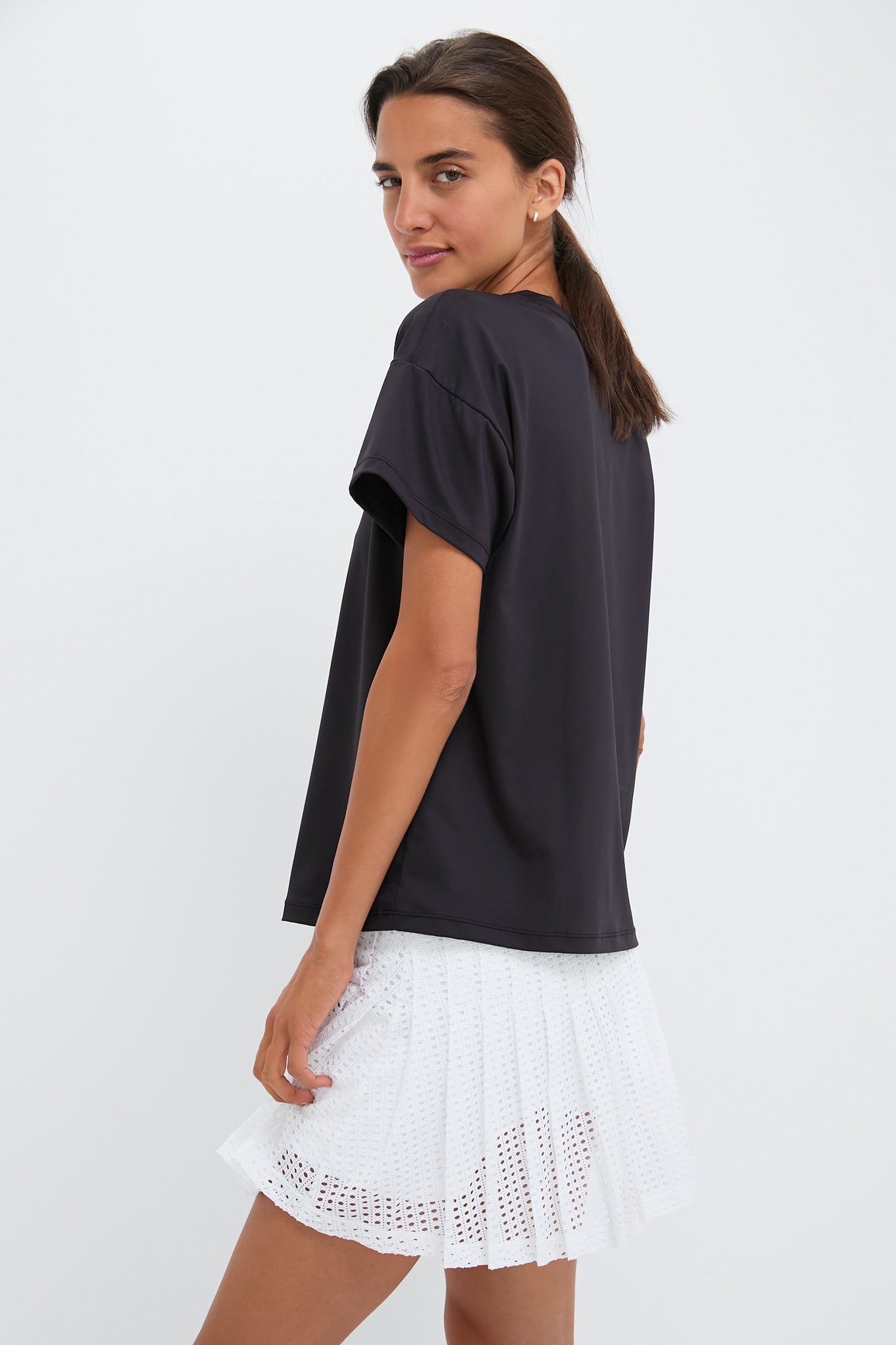 Black Short Sleeve Ryan Boyfriend Tee