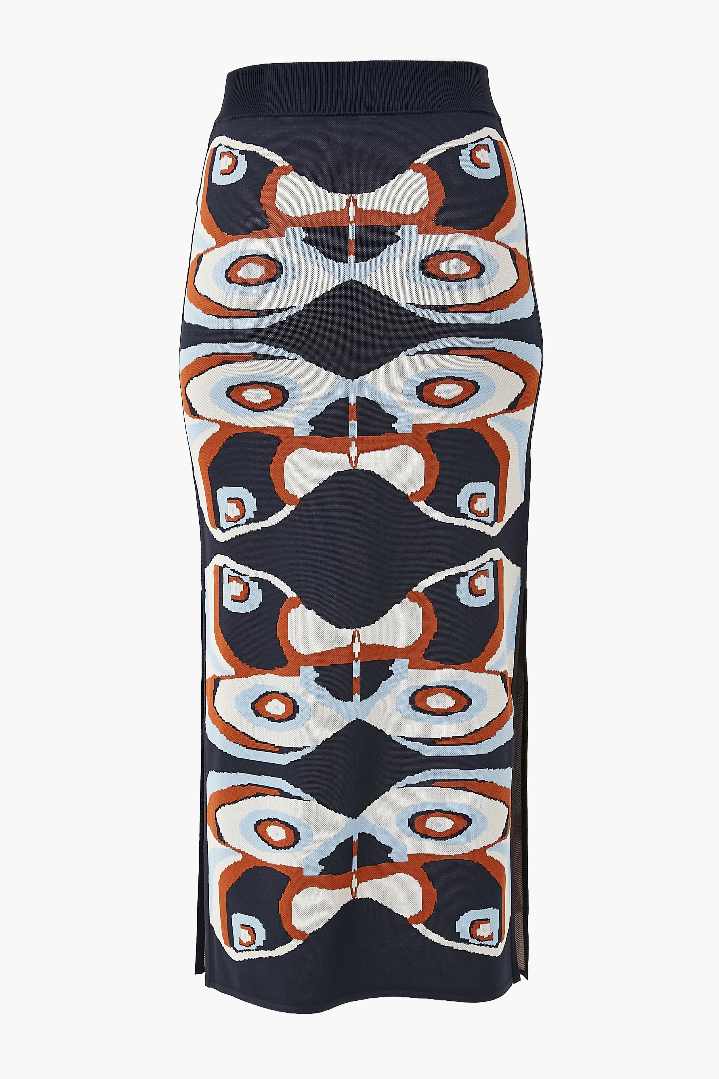 Navy Butterfly Nylah Skirt