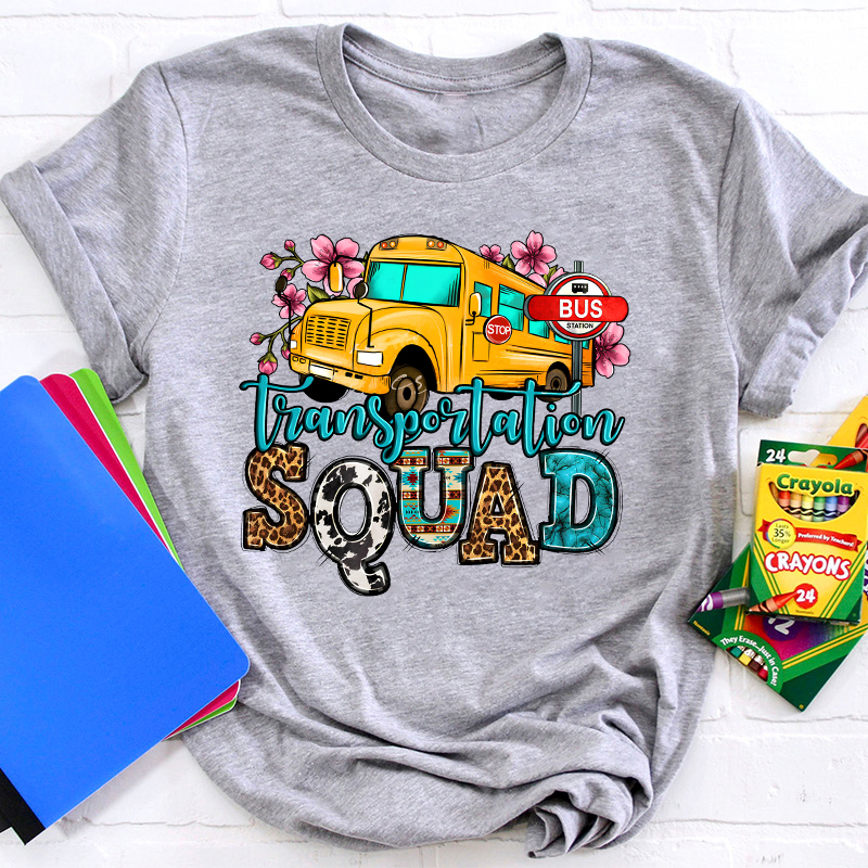 Transportation Squad Teacher T-Shirt