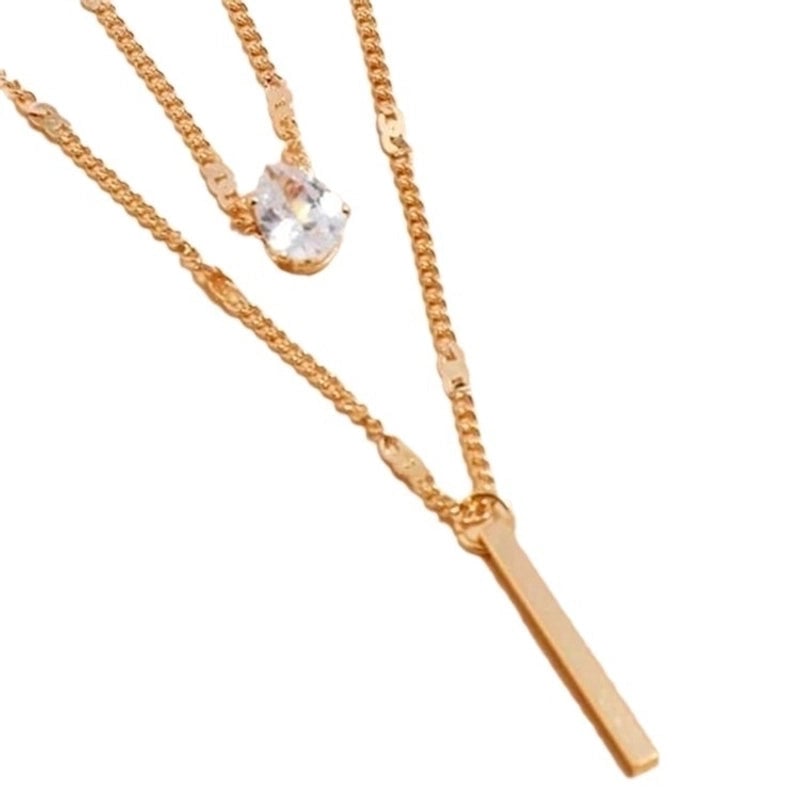 Elegant Streetwear Round Moon Heart Shape Titanium Steel Plating Pendant Necklace
