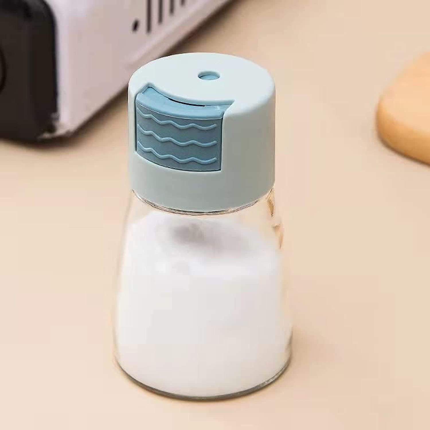 Measuring Salt Shaker Press-Type Multipurpose Spice Bottle