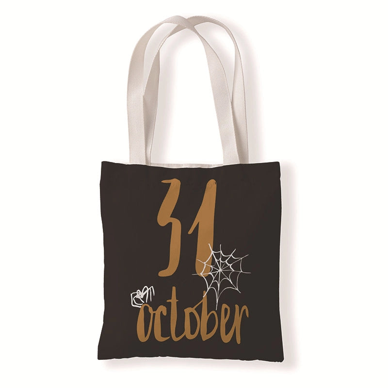Unisex Minimalist Pumpkin Shopping Bags