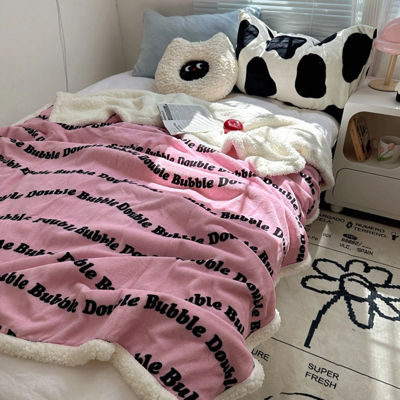 Halloween Cute Animal Pumpkin Fruit Fleece Blanket Bedding