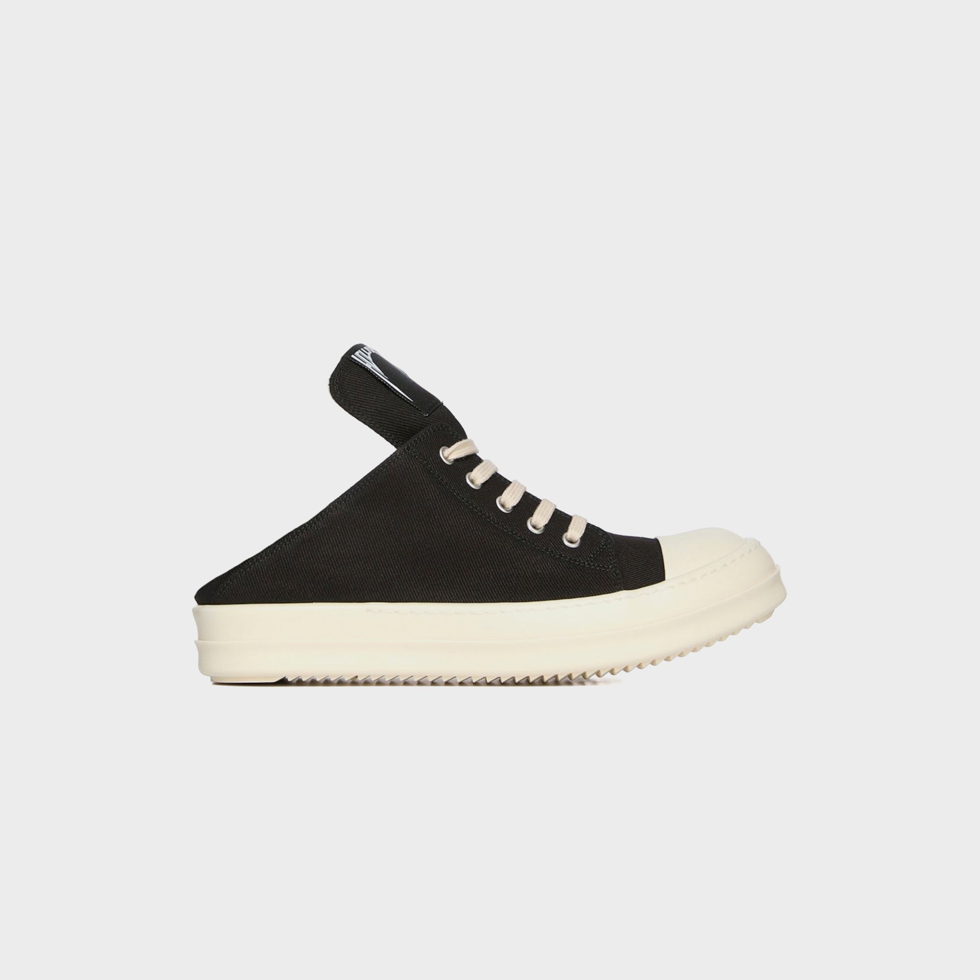 Rick Owens WMNS Slip-On Scarpe in Denim - All Black