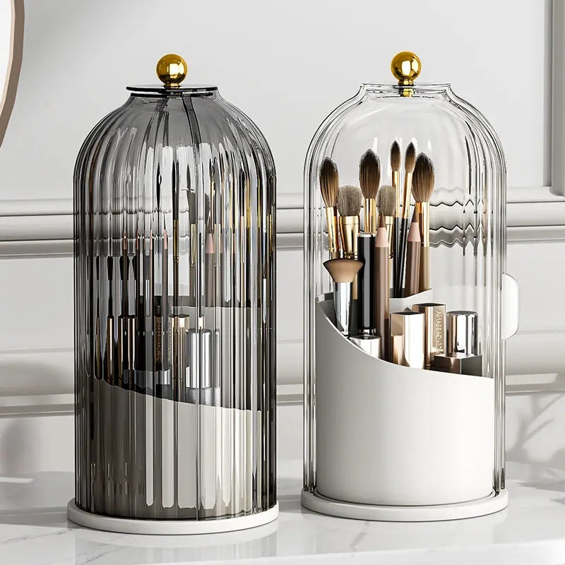 LUXOR ROTATING MAKEUP BRUSH HOLDER