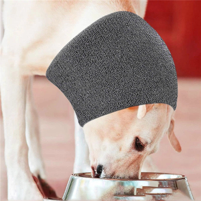 Dog Beauty Ear Muffs Noise-proof Head Cover Washable High Elasticity Dog Scarf Direct Pet Supplies